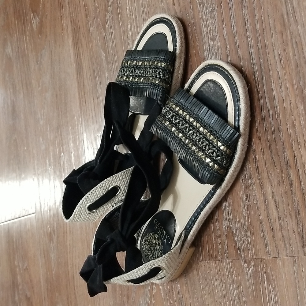 (7½M) Vince Camuto Kimano Espadrilles Aztec Coastal Bohemian Beach Resort NWOT